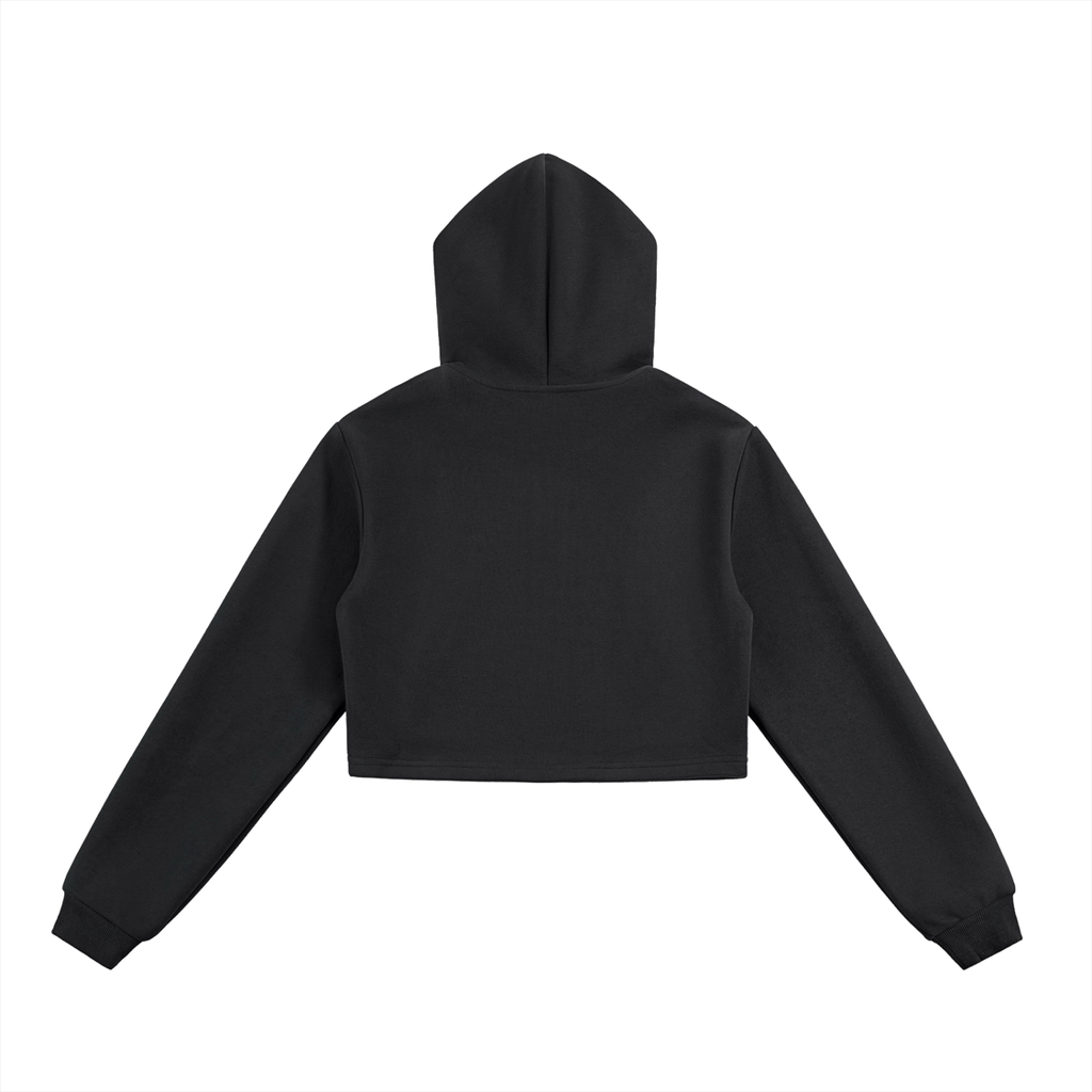 Essential Cropped Zip-Up Women’s Hoodie