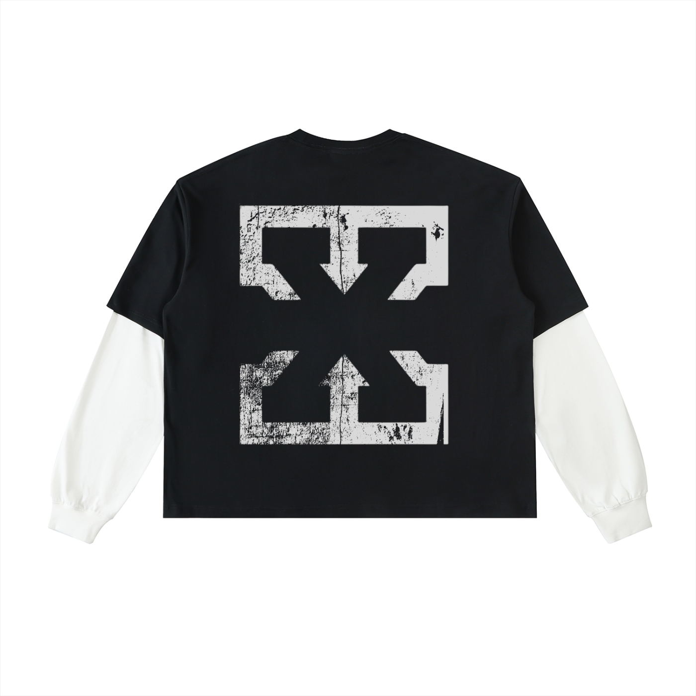 double layered shirt,long sleeve shirts