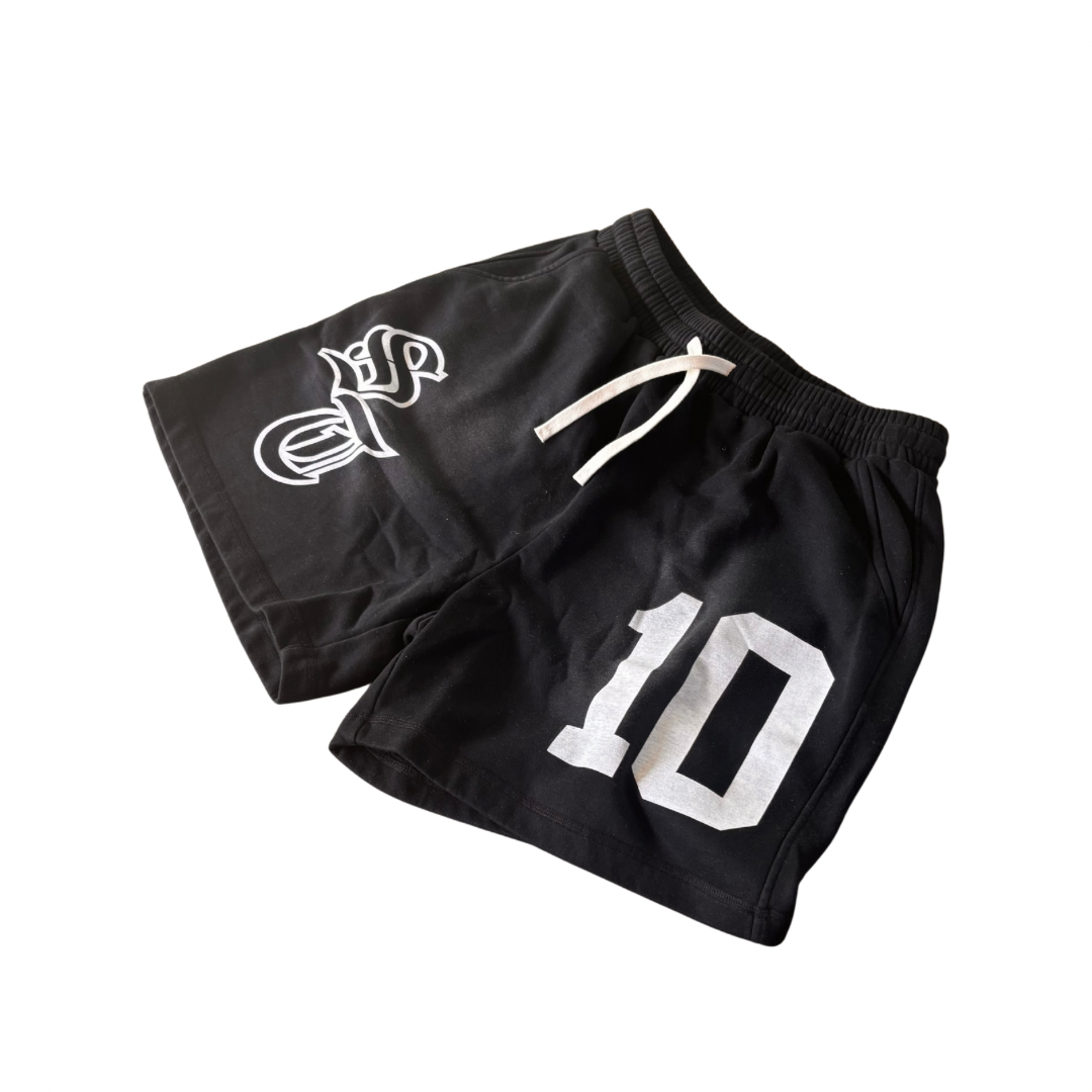 SUN FADE ATHLETIC COTTON SHORTS