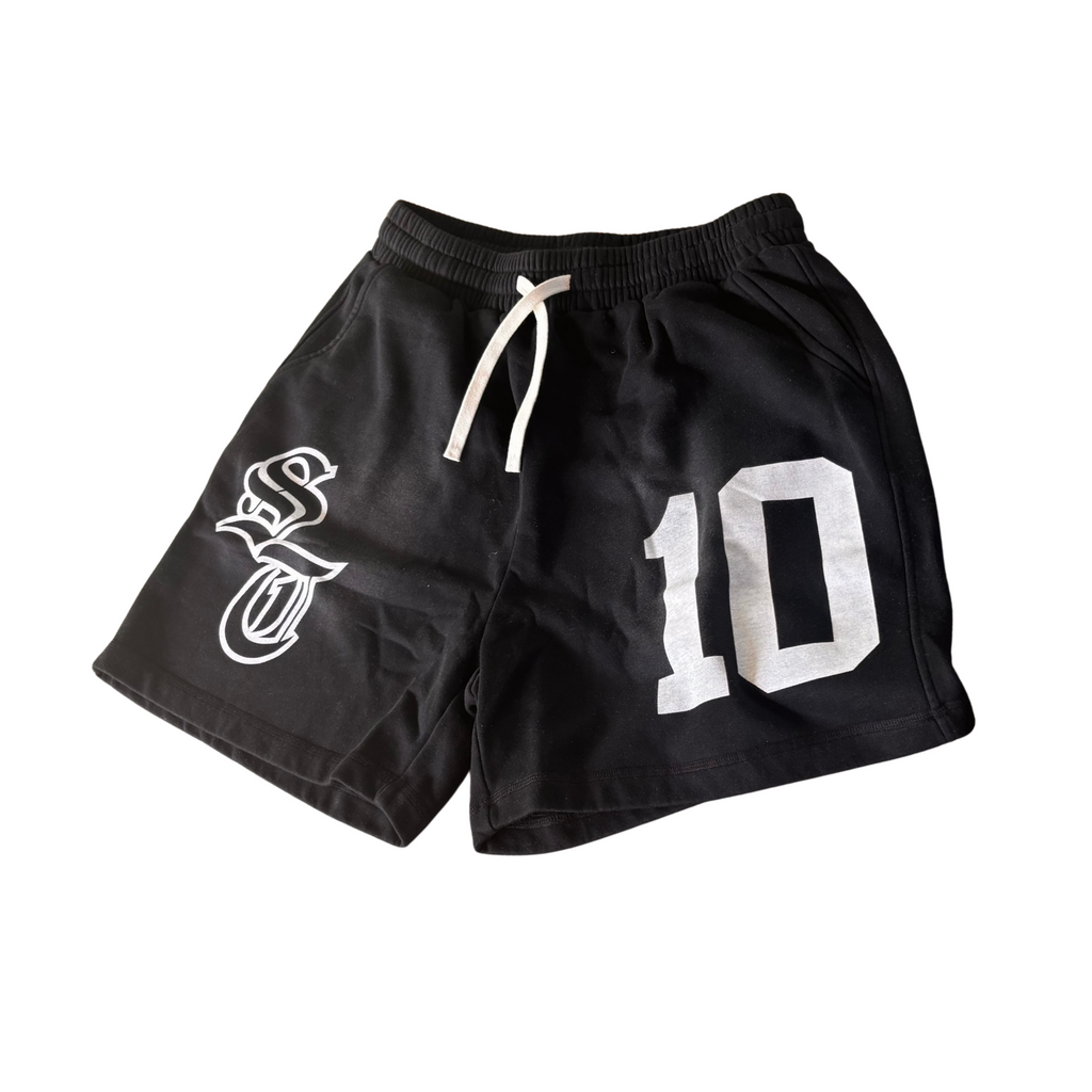 SUN FADE ATHLETIC COTTON SHORTS