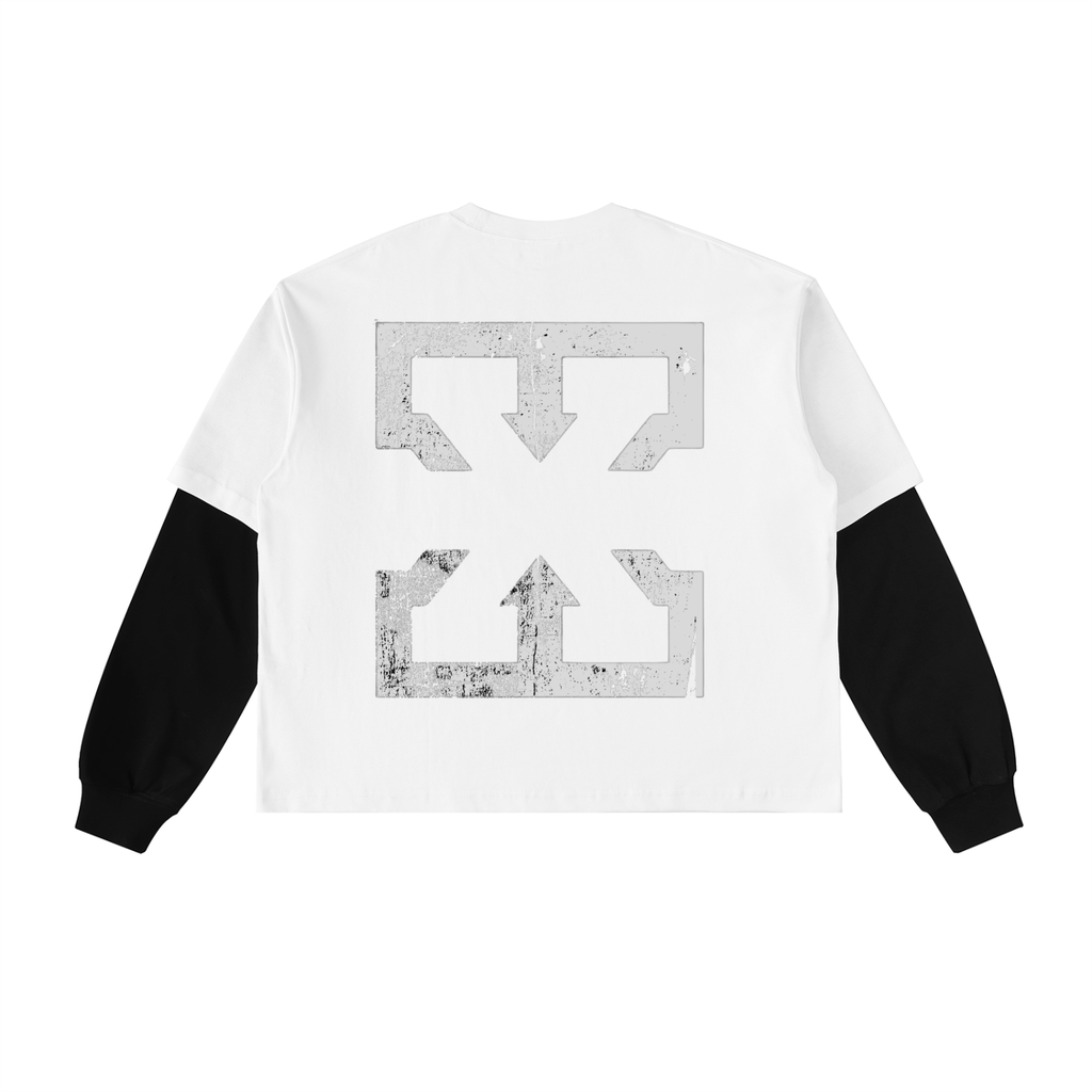 double layered shirt,long sleeve shirts