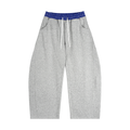 Plaid Waistband Barrel Sweatpants