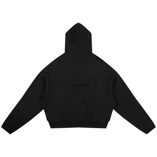 Curved Panel Raglan Hoodie