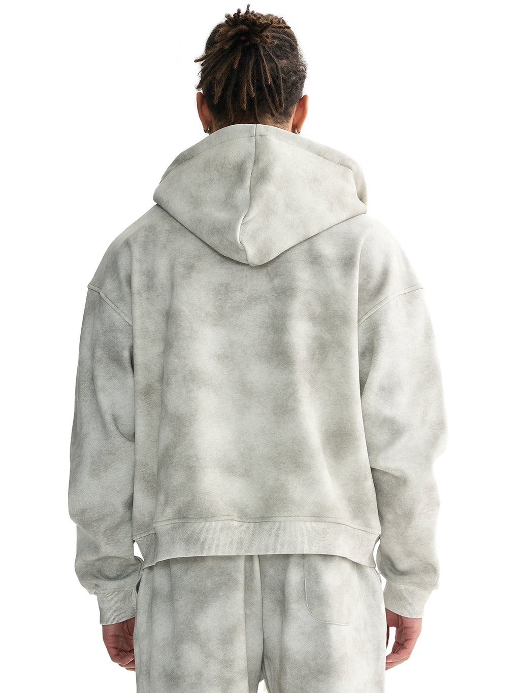 Zip-Up Hoodie,Hoodies,Dirty washed,Streetwear ,Fleece Hoodie