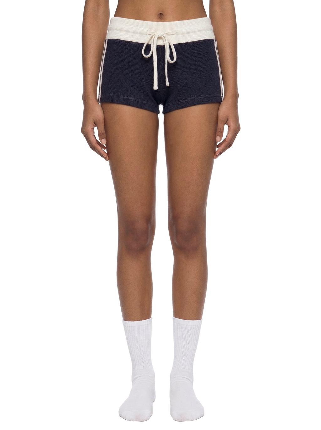 Women's Contrast Stripe Track Shorts